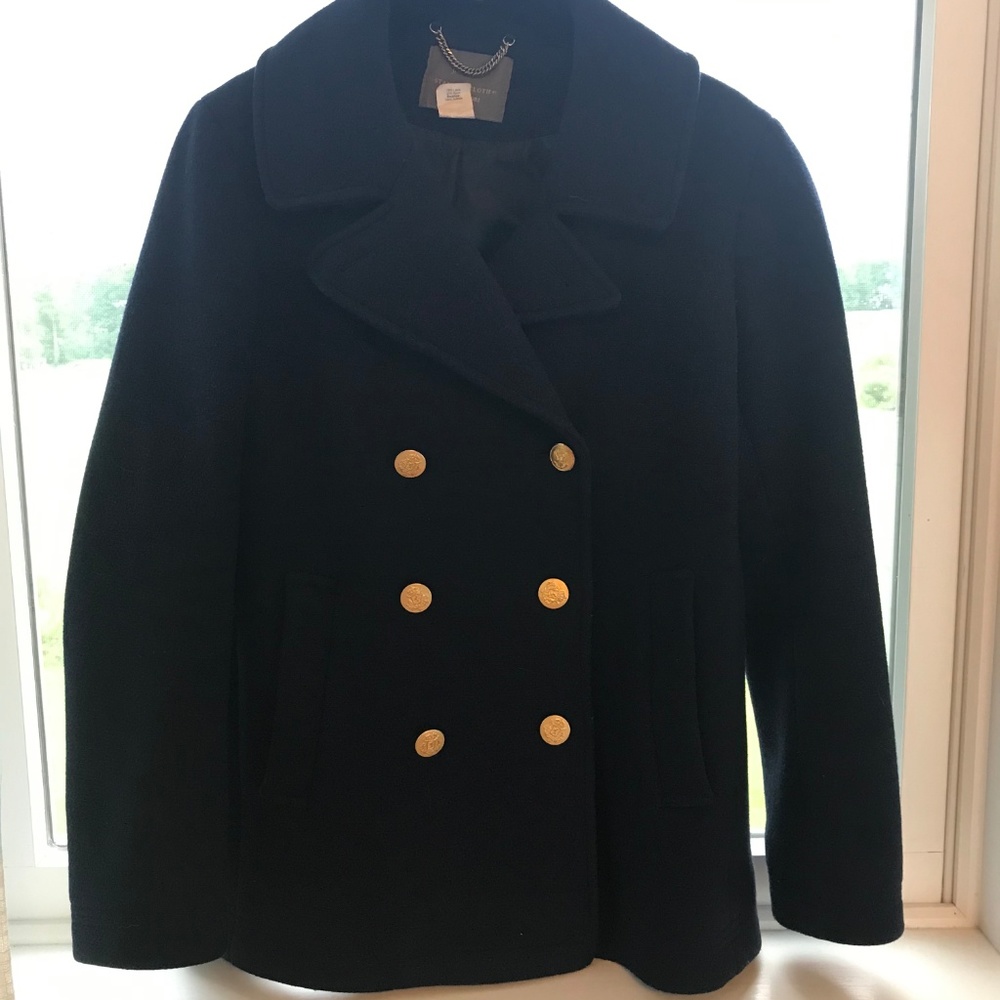 Size 4 Navy J. Crew majesty peacoat
